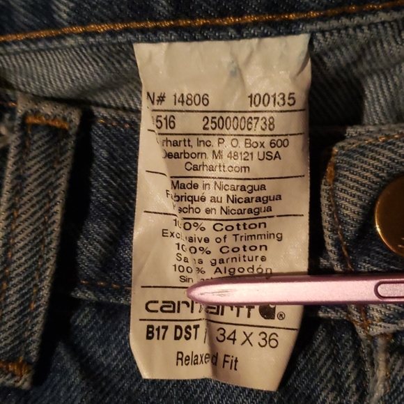 Carhartt Relaxed Jean's - Picture 8 of 8